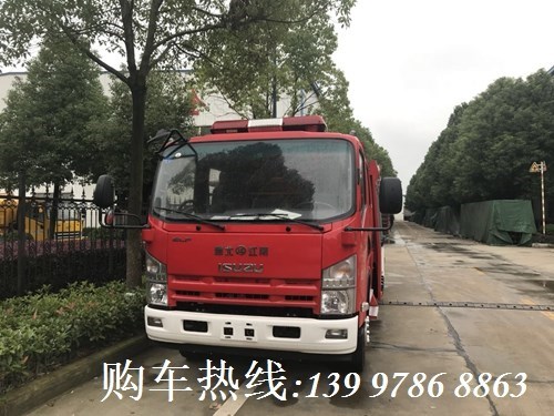 國五慶鈴3噸水罐消防車